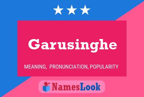 Постер имени Garusinghe