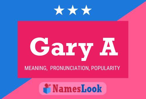 Постер имени Gary A