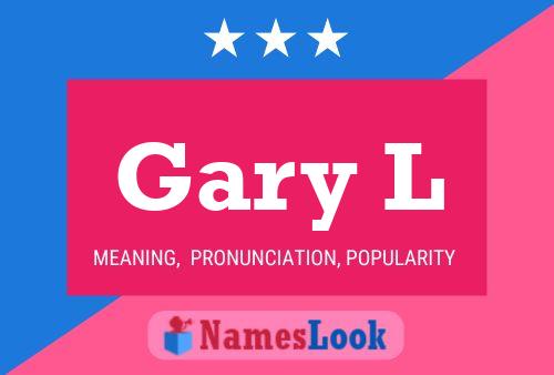 Постер имени Gary L