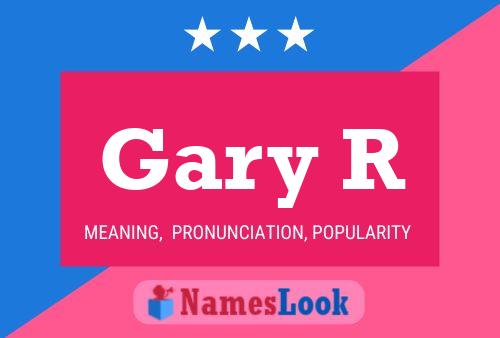 Постер имени Gary R