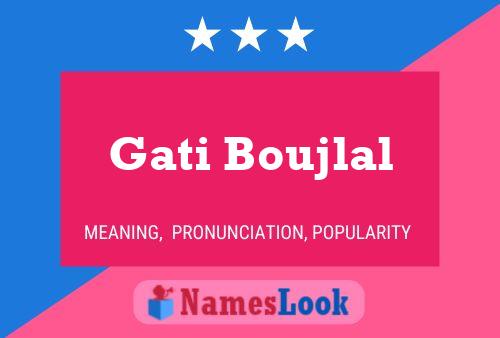 Постер имени Gati Boujlal