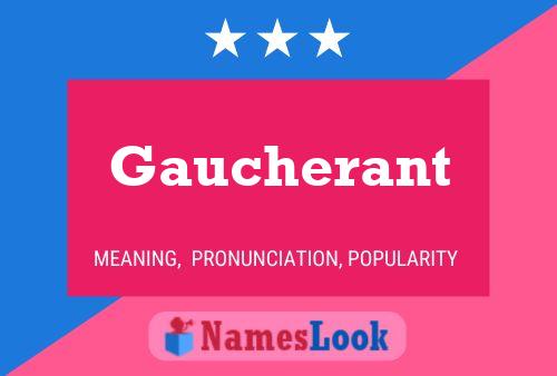 Постер имени Gaucherant