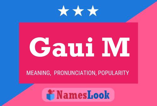 Постер имени Gaui M