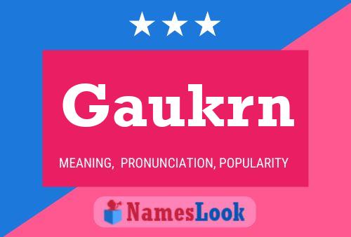 Постер имени Gaukrn