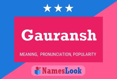 Постер имени Gauransh