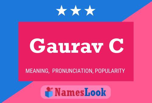 Постер имени Gaurav C