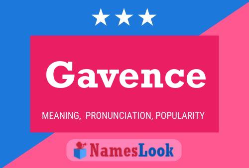 Постер имени Gavence