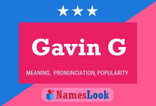 Постер имени Gavin G