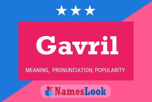 Постер имени Gavril