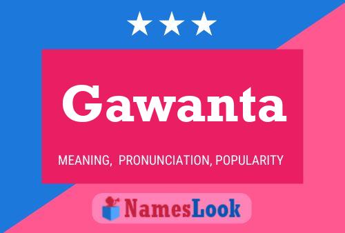 Постер имени Gawanta