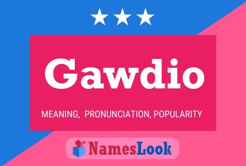 Постер имени Gawdio