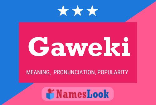 Постер имени Gaweki