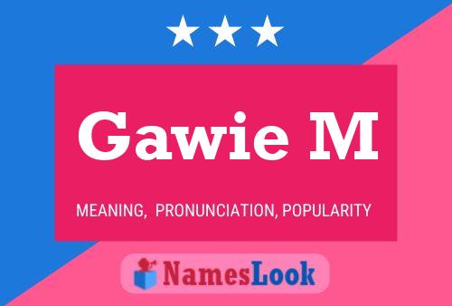 Постер имени Gawie M