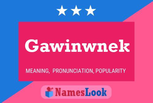 Постер имени Gawinwnek