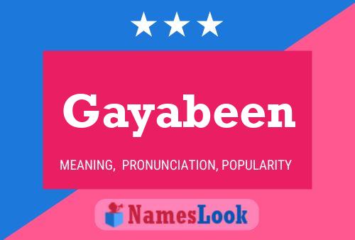 Постер имени Gayabeen