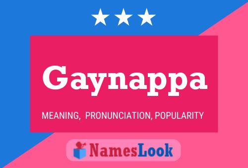 Постер имени Gaynappa