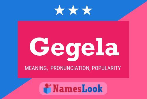 Постер имени Gegela