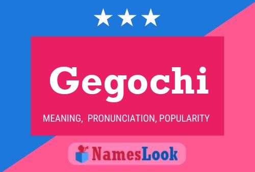 Постер имени Gegochi