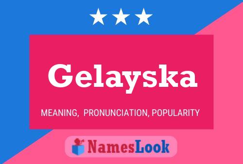 Постер имени Gelayska