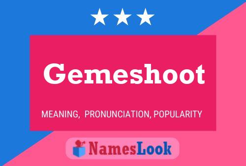 Постер имени Gemeshoot