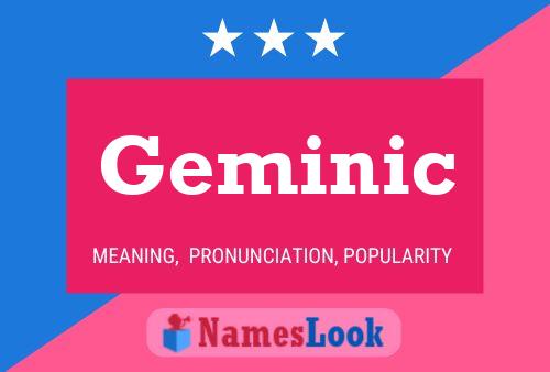 Постер имени Geminic