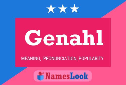 Постер имени Genahl