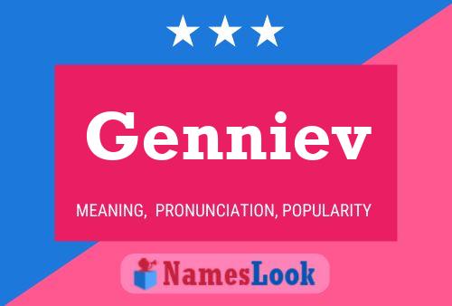 Постер имени Genniev