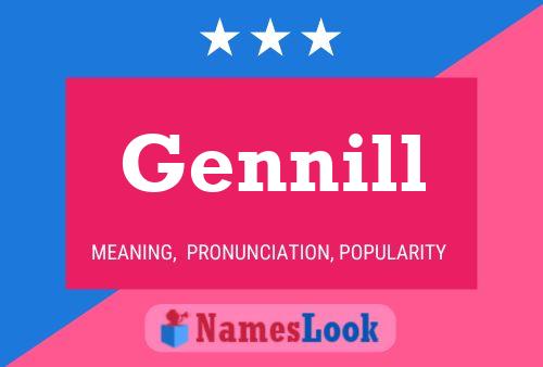 Постер имени Gennill