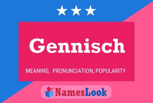 Постер имени Gennisch