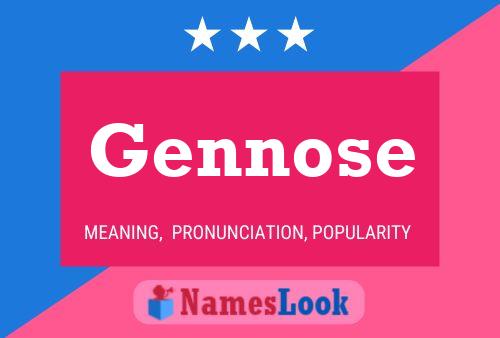 Постер имени Gennose