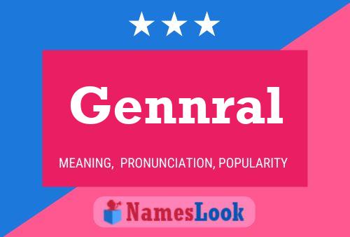 Постер имени Gennral