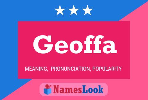 Постер имени Geoffa