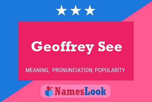 Постер имени Geoffrey See