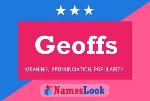 Постер имени Geoffs