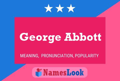 Постер имени George Abbott