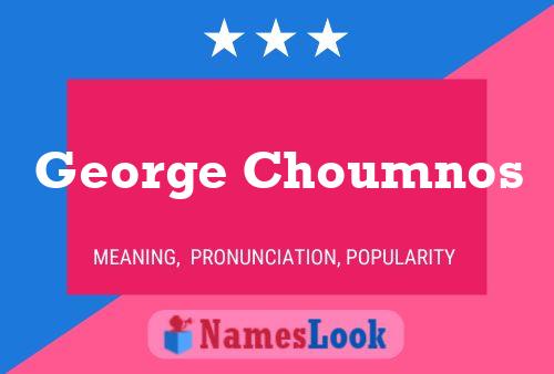 Постер имени George Choumnos