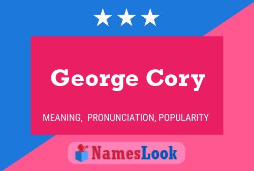 Постер имени George Cory