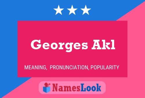 Постер имени Georges Akl