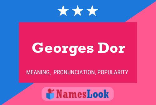 Постер имени Georges Dor