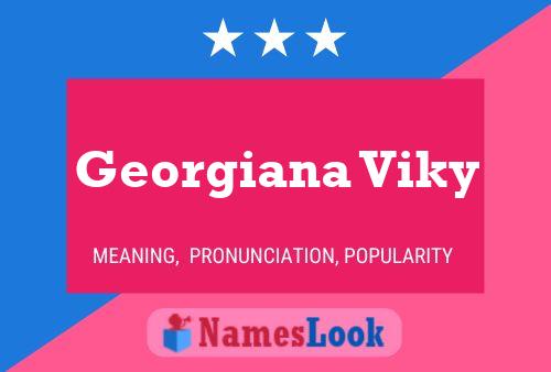 Постер имени Georgiana Viky