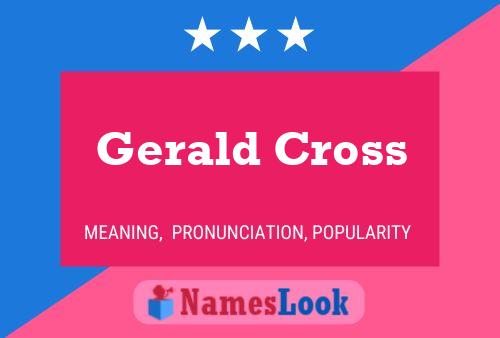 Постер имени Gerald Cross