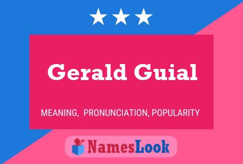 Постер имени Gerald Guial