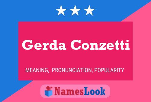 Постер имени Gerda Conzetti