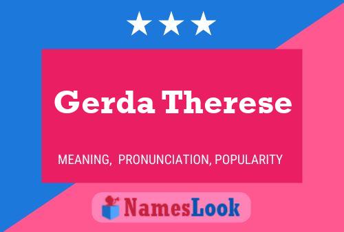 Постер имени Gerda Therese