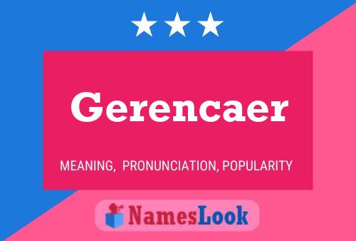 Постер имени Gerencaer