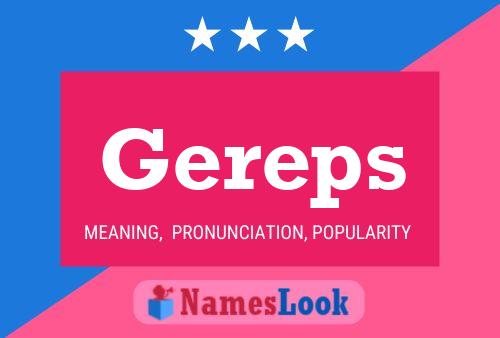 Постер имени Gereps