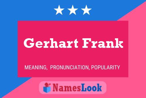 Постер имени Gerhart Frank