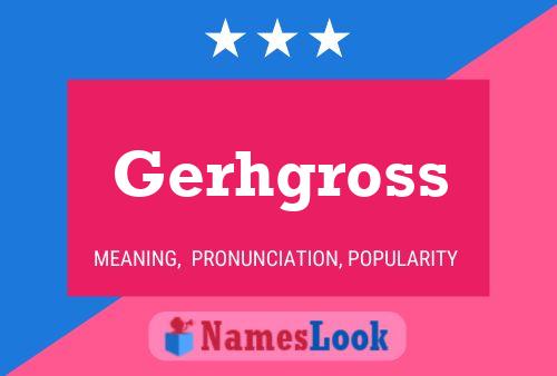 Постер имени Gerhgross