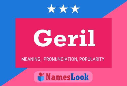 Постер имени Geril