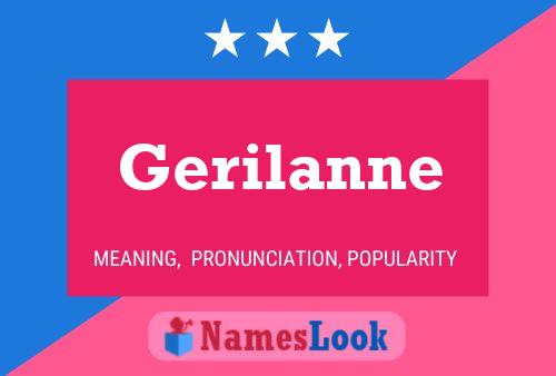 Постер имени Gerilanne